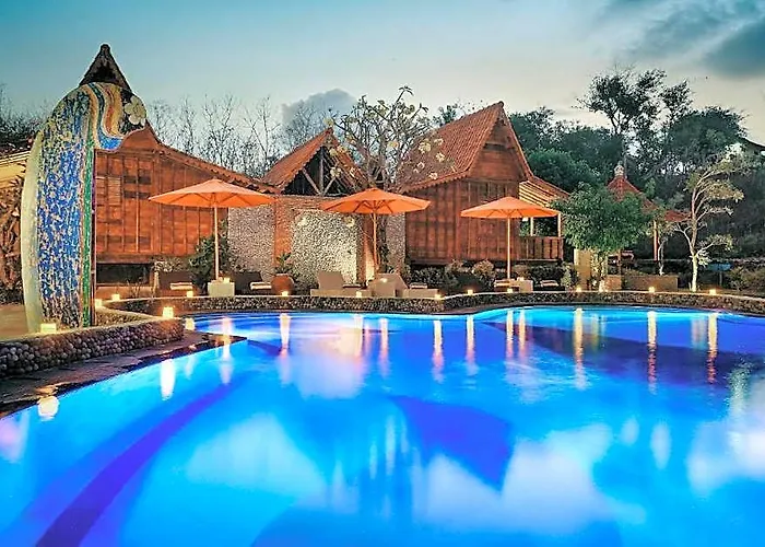 Residence Relaxing Deluxe Double Garden View In Penida Batununggul